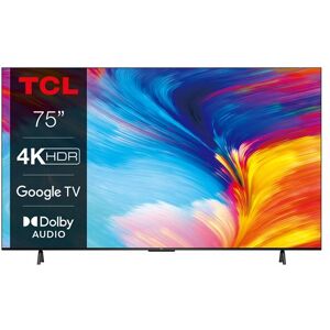 TV TCL LED 75P635 190 cm 4K UHD Google TV Métal noir Métal noir - Publicité