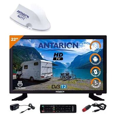 Non communiqué Pack tv led 21.5 pouces full hd android smart tv antenne 4 g fit wifi dimensions L.50.4 x l.30.5 x H.5.2 cm - ANTARION Blanc - Publicité Non communiqué Pack tv led 21.5 pouces full hd android smart tv antenne 4 g fit wifi dimensions L.50.4 x l.30.5 x H.5.2 cm - ANTARION Blanc - Publicité