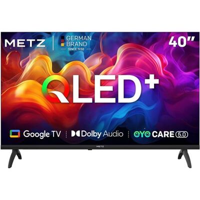 Non communiqué Smart TV FH METZ 40 Pouces QLED, LED Télévision Google Tele HDR 10 Dolby Audio Bluetooth 5,1 - Publicité Non communiqué Smart TV FH METZ 40 Pouces QLED, LED Télévision Google Tele HDR 10 Dolby Audio Bluetooth 5,1 - Publicité