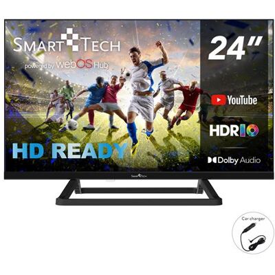 Non communiqué Smart Tech TV LED HD 24' (60 cm) Smart TV Web OS-24HW01V3- Netflix, Prime Video, Youtube 3xHDMI - 2xUSB -Dolby Audio Noir - Publicité Non communiqué Smart Tech TV LED HD 24' (60 cm) Smart TV Web OS-24HW01V3- Netflix, Prime Video, Youtube 3xHDMI - 2xUSB -Dolby Audio Noir - Publicité