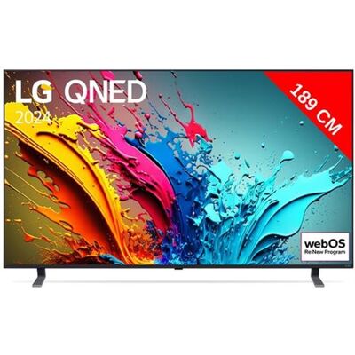 Non communiqué LG 75QNED85T6C - Classe de diagonale 75" QNED85 Series TV LCD rétro-éclairée par LED - QNED - Smart TV - webOS - 4K UHD (2160p) 3840 x 2160 - HDR - DEL de façade - Publicité Non communiqué LG 75QNED85T6C - Classe de diagonale 75" QNED85 Series TV LCD rétro-éclairée par LED - QNED - Smart TV - webOS - 4K UHD (2160p) 3840 x 2160 - HDR - DEL de façade - Publicité