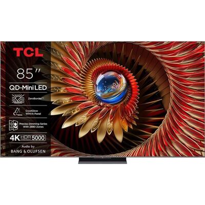 TCL 85Q8CX7 Téléviseur QLED Mini LED - 4K HDR, 144Hz, Smart TV - Publicité TCL 85Q8CX7 Téléviseur QLED Mini LED - 4K HDR, 144Hz, Smart TV - Publicité