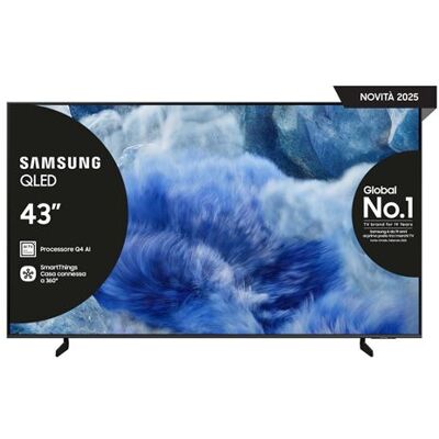 Non communiqué Samsung QE43Q8FAAUXZT TV 109,2 cm (43") 4K Ultra HD Smart TV Wifi Gris Gris - Publicité Non communiqué Samsung QE43Q8FAAUXZT TV 109,2 cm (43") 4K Ultra HD Smart TV Wifi Gris Gris - Publicité