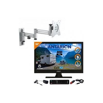 Non communiqué Pack antarion tv led 19" 48cm téléviseur hd 12v + support tv double bras - Publicité Non communiqué Pack antarion tv led 19" 48cm téléviseur hd 12v + support tv double bras - Publicité