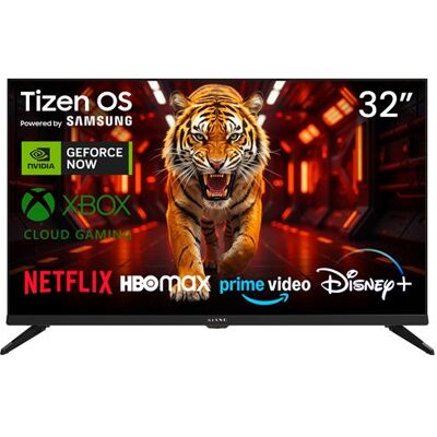 Non communiqué Kiano Elegance 32" HD Tizen OS Powered by Samsung (plat, 32 pouces / 81 cm) DLED Smart TV noir - Publicité Non communiqué Kiano Elegance 32" HD Tizen OS Powered by Samsung (plat, 32 pouces / 81 cm) DLED Smart TV noir - Publicité