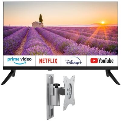 Non communiqué EQUINOXE Téléviseur 24" Smart TV Android Officiel Camping-car + Support TV - Publicité Non communiqué EQUINOXE Téléviseur 24" Smart TV Android Officiel Camping-car + Support TV - Publicité
