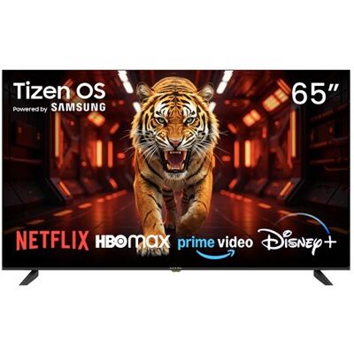 Non communiqué Kiano Elegance 65" UHD 4K Tizen OS Powered by Samsung(plat, 65 pouces / 163.9 cm) DLED Smart TV noir - Publicité Non communiqué Kiano Elegance 65" UHD 4K Tizen OS Powered by Samsung(plat, 65 pouces / 163.9 cm) DLED Smart TV noir - Publicité