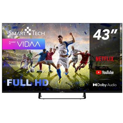 Non communiqué Smart Tech TV LED Full HD 43 Pouces (109cm) 43FV02V Smart TV VIDAA - Molotov, Netflix, Prime Video, Youtube, Plex - 3xHDMI - 2xUSB - Mode Hotel Noir - Publicité Non communiqué Smart Tech TV LED Full HD 43 Pouces (109cm) 43FV02V Smart TV VIDAA - Molotov, Netflix, Prime Video, Youtube, Plex - 3xHDMI - 2xUSB - Mode Hotel Noir - Publicité