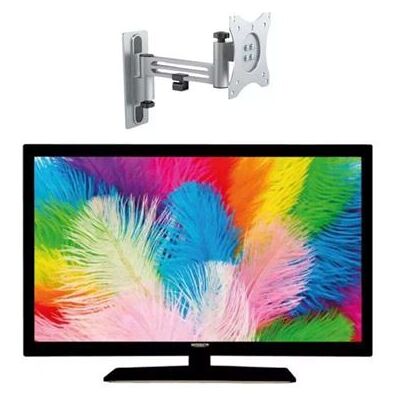 Non communiqué Pack tv led 22 pouces 55 cm full hd 12v camping-car bras support 180deg charge 15 kg - ANTARION noir - Publicité Non communiqué Pack tv led 22 pouces 55 cm full hd 12v camping-car bras support 180deg charge 15 kg - ANTARION noir - Publicité