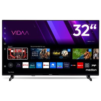 Non communiqué TV LED 32“ (80 cm) – MEDION MD832101 – Full HD 1980x1080 – HDR – Smart-TV – 2xHDMI - 1xUSB – WiFi noir - Publicité Non communiqué TV LED 32“ (80 cm) – MEDION MD832101 – Full HD 1980x1080 – HDR – Smart-TV – 2xHDMI - 1xUSB – WiFi noir - Publicité