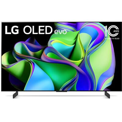 TV OLED Evo LG OLED42C3 106 cm 4K UHD Smart TV Noir et Argent Noir / Argent - Publicité TV OLED Evo LG OLED42C3 106 cm 4K UHD Smart TV Noir et Argent Noir / Argent - Publicité