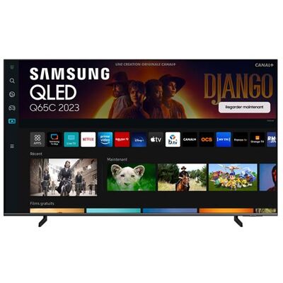 TV QLED Samsung TQ43Q65CAUXXC 109 cm 4K UHD Smart TV 2023 Noir Noir - Publicité TV QLED Samsung TQ43Q65CAUXXC 109 cm 4K UHD Smart TV 2023 Noir Noir - Publicité