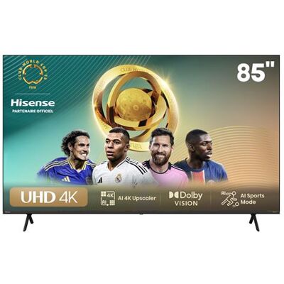 TV LED Hisense 85A6N 215 cm 4K UHD Gris foncé Gris foncé - Publicité TV LED Hisense 85A6N 215 cm 4K UHD Gris foncé Gris foncé - Publicité