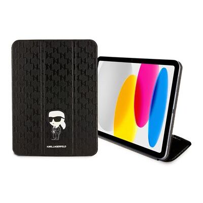 Étui iPad Karl Lagerfeld - Cuir monogramme Saffiano 10.9" - Publicité Étui iPad Karl Lagerfeld - Cuir monogramme Saffiano 10.9" - Publicité