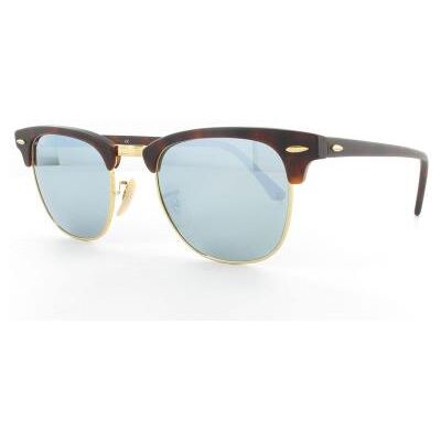 Ray-ban clubmaster flash rouge ecaille/silver mirror - small-medium - argent - Publicité Ray-ban clubmaster flash rouge ecaille/silver mirror - small-medium - argent - Publicité