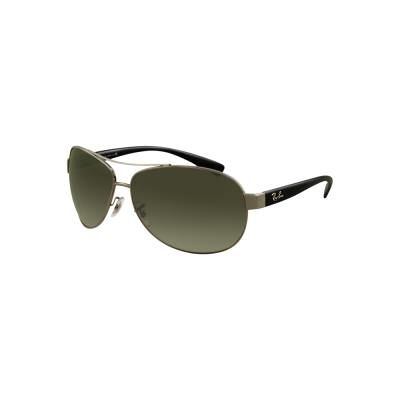 Ray-ban rb3386 gunmetal gris vert - medium-large - argent - Publicité Ray-ban rb3386 gunmetal gris vert - medium-large - argent - Publicité
