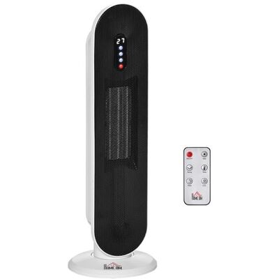 Non communiqué Chauffage soufflant oscillant 2000 W - radiateur céramique PTC - 2 niv. puissance - chauffage d'appoint avec télécommande blanc noir - Publicité Non communiqué Chauffage soufflant oscillant 2000 W - radiateur céramique PTC - 2 niv. puissance - chauffage d'appoint avec télécommande blanc noir - Publicité