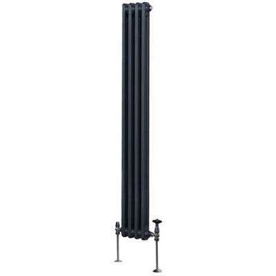Radiateur à 2 colonnes gris anthracite MonsterShop - 1800 x 202mm - Publicité Radiateur à 2 colonnes gris anthracite MonsterShop - 1800 x 202mm - Publicité