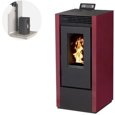 Interstoves Pack Poêle à granules MARINA 11 Etanche + Kit Conduit Ventouse (sortie façade) - Bordeaux Bordeaux - Publicité Interstoves Pack Poêle à granules MARINA 11 Etanche + Kit Conduit Ventouse (sortie façade) - Bordeaux Bordeaux - Publicité