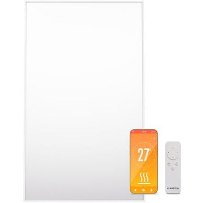Non communiqué Klarstein Radiateur infrarouge Smart IP24 Chauffage électrique Salle de Bain WiFi & App 600W Blanc Blanc - Publicité Non communiqué Klarstein Radiateur infrarouge Smart IP24 Chauffage électrique Salle de Bain WiFi & App 600W Blanc Blanc - Publicité