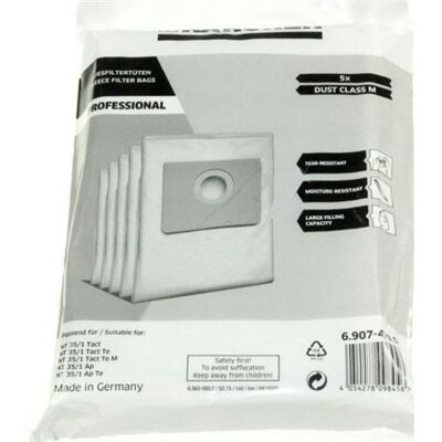 Sachet de sacsx5 pour aspirateur karcher - Publicité Sachet de sacsx5 pour aspirateur karcher - Publicité