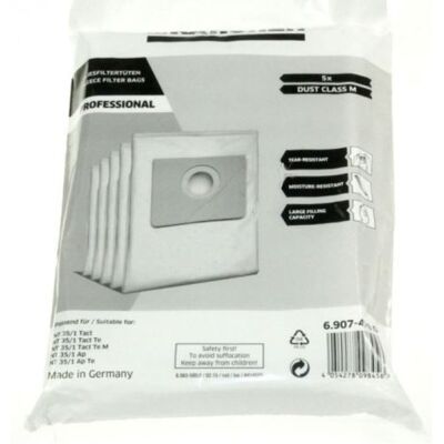 Sachet de 5 sacs pour aspirateur karcher - g653036 - Publicité Sachet de 5 sacs pour aspirateur karcher - g653036 - Publicité