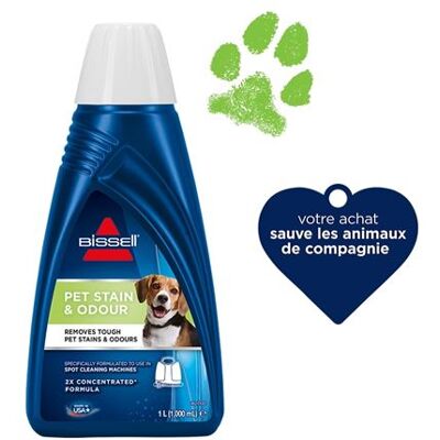 Bissell Détachant et Anti-odeurs pour Animaux - 1085N - Pour nettoyage ciblé - Publicité Bissell Détachant et Anti-odeurs pour Animaux - 1085N - Pour nettoyage ciblé - Publicité