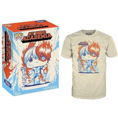 Non communiqué Boxed Tee - My Hero Academia -todoroki - Taille M - Publicité Non communiqué Boxed Tee - My Hero Academia -todoroki - Taille M - Publicité