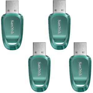 4PCS Clé USB SanDisk Ultra Eco™ lecteur USB flash 64 Go USB Type-A USB 3.2 jusqu'à 100Mb/s (LOT de 4) - Publicité 4PCS Clé USB SanDisk Ultra Eco™ lecteur USB flash 64 Go USB Type-A USB 3.2 jusqu'à 100Mb/s (LOT de 4) - Publicité