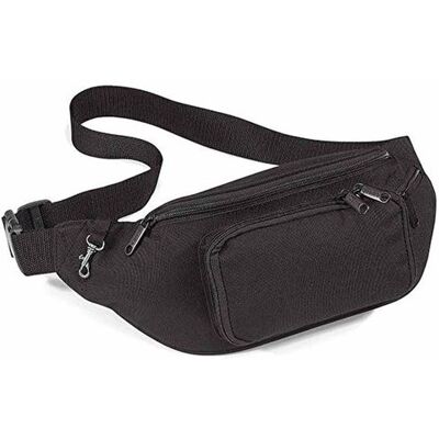 Quadra Sac banane - aspect textile - QD12 - noir - Publicité Quadra Sac banane - aspect textile - QD12 - noir - Publicité