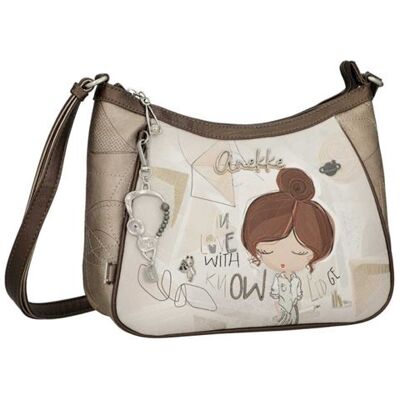 Non communiqué Anekke - Sac bandoulière "Sophia" - 30 x 23 x 11 cm - Marron - Publicité Non communiqué Anekke - Sac bandoulière "Sophia" - 30 x 23 x 11 cm - Marron - Publicité