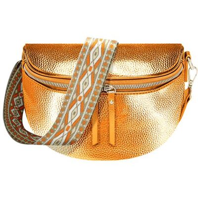 Non communiqué Sac Banane Bandoulière Glamour Shiny Gallantry Orange - Publicité Non communiqué Sac Banane Bandoulière Glamour Shiny Gallantry Orange - Publicité