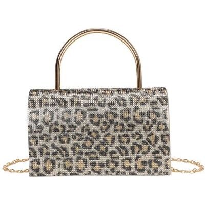 Non communiqué Sac à Main de Soirée pour Femme avec Revêtement Effet Strass et Poignée en Métal Avizar Dorée - Publicité Non communiqué Sac à Main de Soirée pour Femme avec Revêtement Effet Strass et Poignée en Métal Avizar Dorée - Publicité
