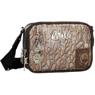 Non communiqué Anekke - Sac bandoulière trotteur "Mantle" - 23 x 16 x 9 cm - Marron - Publicité Non communiqué Anekke - Sac bandoulière trotteur "Mantle" - 23 x 16 x 9 cm - Marron - Publicité