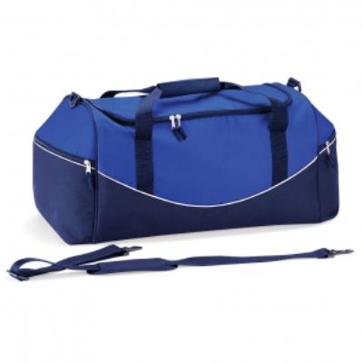 Quadra Sac de sport 55L TEAMWEAR HOLDALL - QS70 - bleu roi - bleu marine - blanc - Publicité Quadra Sac de sport 55L TEAMWEAR HOLDALL - QS70 - bleu roi - bleu marine - blanc - Publicité