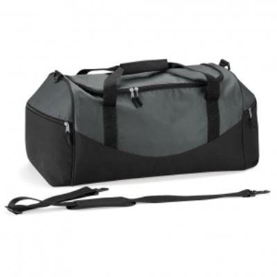 Quadra Sac de Sport Gris - 55L - Sports Bag - Publicité Quadra Sac de Sport Gris - 55L - Sports Bag - Publicité