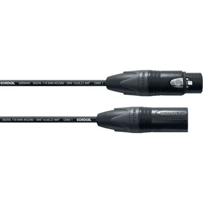 Cordial Câble DMX 2m - Connecteur XLR 5 points - Éclairage professionnel - Publicité Cordial Câble DMX 2m - Connecteur XLR 5 points - Éclairage professionnel - Publicité