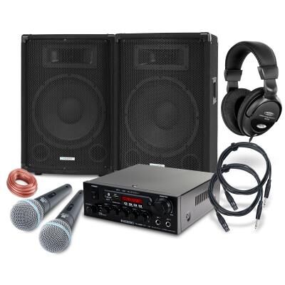 Mcgrey - Set Karaoké - Bluetooth - 2 microphones - Karaoke system - Publicité Mcgrey - Set Karaoké - Bluetooth - 2 microphones - Karaoke system - Publicité