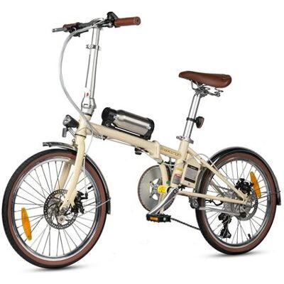 Non communiqué Vélo Électrique MAXTURN SMART20 - Moteur 250W Batterie 36V5.2AH 20'' Pneus Freins À Disque Mécaniques - Beige - Publicité Non communiqué Vélo Électrique MAXTURN SMART20 - Moteur 250W Batterie 36V5.2AH 20'' Pneus Freins À Disque Mécaniques - Beige - Publicité