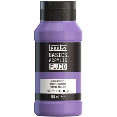 Liquitex - Basics Fluid - Brilliant Purple - Peinture acrylique - Publicité Liquitex - Basics Fluid - Brilliant Purple - Peinture acrylique - Publicité