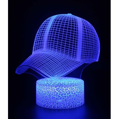 Stack Lampe 3D Tactile Veilleuses Enfant 7 Couleurs avec Telecommande - Baseball #430 - Publicité Stack Lampe 3D Tactile Veilleuses Enfant 7 Couleurs avec Telecommande - Baseball #430 - Publicité