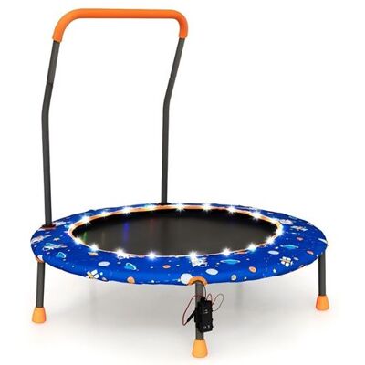 Non communiqué Giantex Trampoline Enfant Ø92CM avec 21 Lumières LED, pour Enfant de 3-6 Ans (Bleu) - Publicité Non communiqué Giantex Trampoline Enfant Ø92CM avec 21 Lumières LED, pour Enfant de 3-6 Ans (Bleu) - Publicité