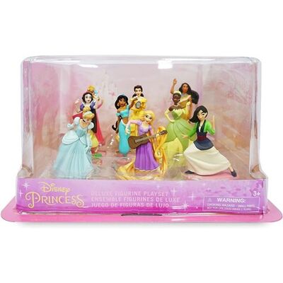Disney - Princesse Deluxe 9-Pc - Ensemble de figurines - Publicité Disney - Princesse Deluxe 9-Pc - Ensemble de figurines - Publicité