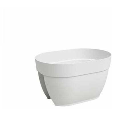ARTEVASI CAPRI CAMPANA Pot de fleurs - 39x25,6x22,5cm - Blanc - Publicité ARTEVASI CAPRI CAMPANA Pot de fleurs - 39x25,6x22,5cm - Blanc - Publicité