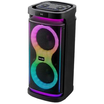 Enceinte Bluetooth 5.0 TWS 40W avec Effets Lumineux Modèle Party X40 avec Radio Avizar Noir - Publicité Enceinte Bluetooth 5.0 TWS 40W avec Effets Lumineux Modèle Party X40 avec Radio Avizar Noir - Publicité