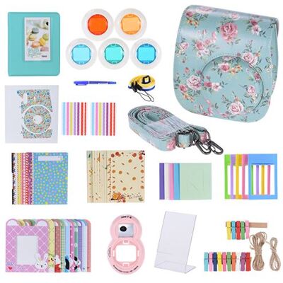 Andoer Kit d’accessoires 14 en 1 pour Fujifilm Instax Mini 8/8 + / 8 s w - Publicité Andoer Kit d’accessoires 14 en 1 pour Fujifilm Instax Mini 8/8 + / 8 s w - Publicité