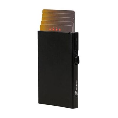 Non communiqué Clicksafe - Support de carte pour 8 cartes de crédit - aluminium - noir - Publicité Non communiqué Clicksafe - Support de carte pour 8 cartes de crédit - aluminium - noir - Publicité