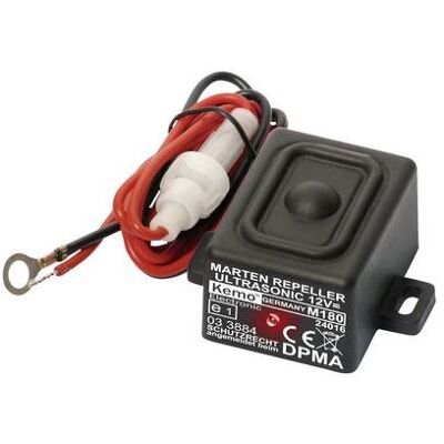 Module anti-martres Kemo M180 à ultrason, éclairage LED étanche - Publicité Module anti-martres Kemo M180 à ultrason, éclairage LED étanche - Publicité