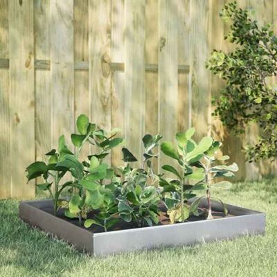 Non communiqué vidaXL Lit surélevé de jardin 100x100x26 cm acier inoxydable 851022 Gris - Publicité Non communiqué vidaXL Lit surélevé de jardin 100x100x26 cm acier inoxydable 851022 Gris - Publicité