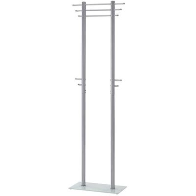 Idimex Porte-manteaux TARIS, en métal couleur aluminium Couleur aluminium - Publicité Idimex Porte-manteaux TARIS, en métal couleur aluminium Couleur aluminium - Publicité